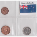 NUOVA ZELANDA 3 monete Q/Fdc Serietta
